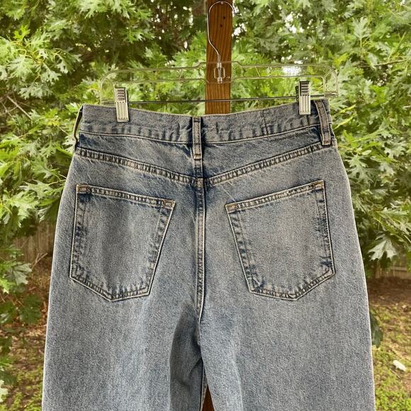 Free People We The Free Lasso Straight Leg Jeans Light Wash Size 28 - Picture 7 of 13